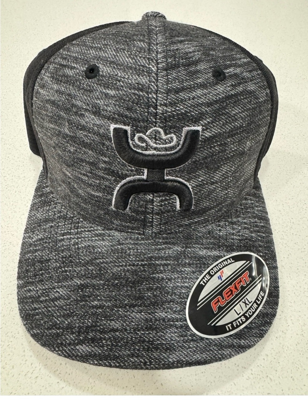 Hooey “ASH” Black Flex Fit Hat 1731BK-02 L/XL